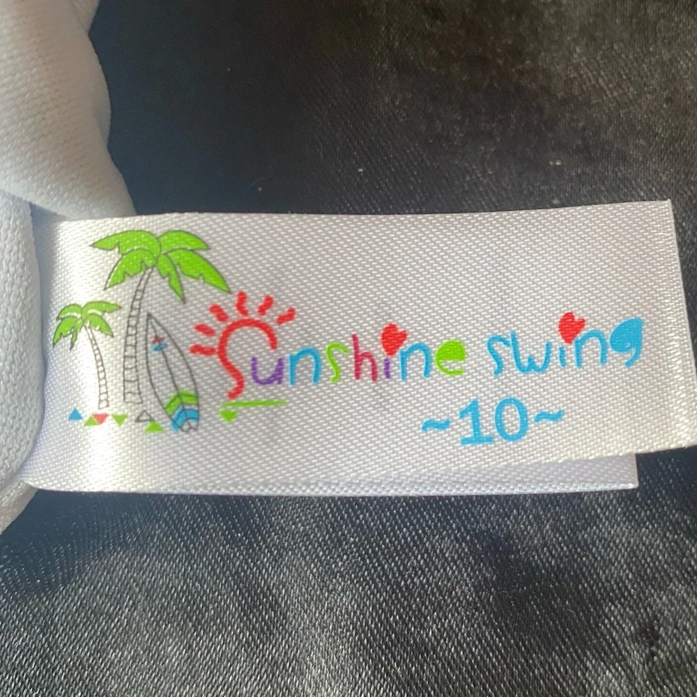 Sunshine Swing Girl's New Galaxy Ruffle One Piece swim suit size 10‎ NWOT